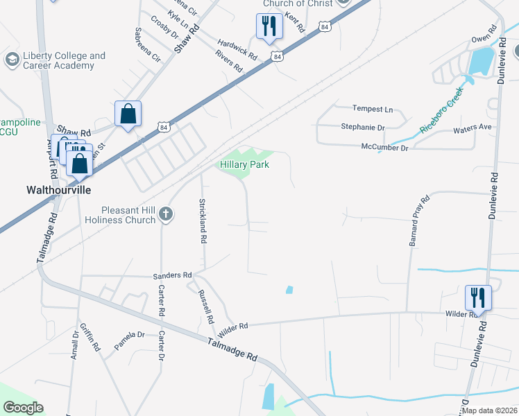 map of restaurants, bars, coffee shops, grocery stores, and more near 152-828 Hilliary Lane in Allenhurst