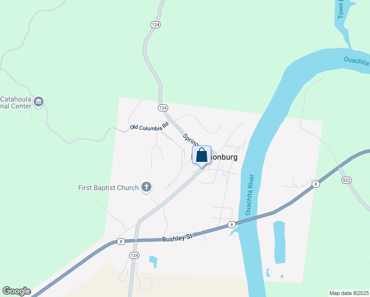 map of restaurants, bars, coffee shops, grocery stores, and more near 104 Polk Street in Harrisonburg