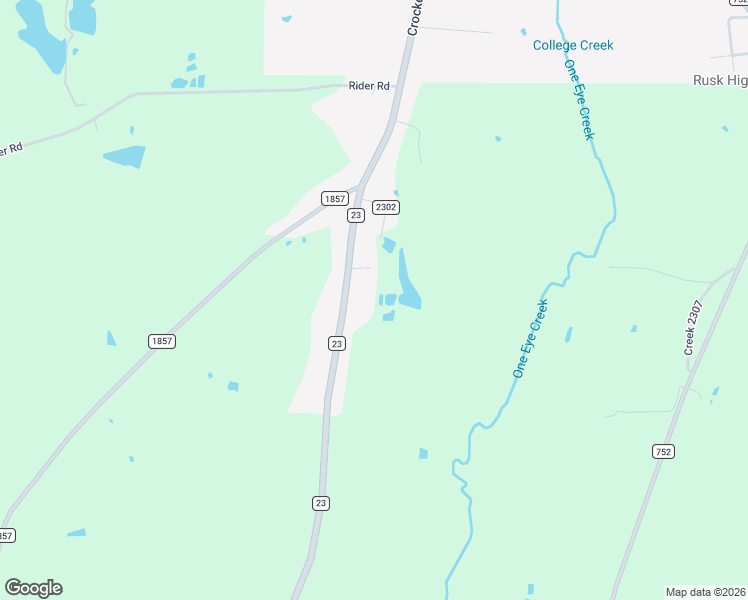 map of restaurants, bars, coffee shops, grocery stores, and more near 1355 Farm to Market 23 in Rusk