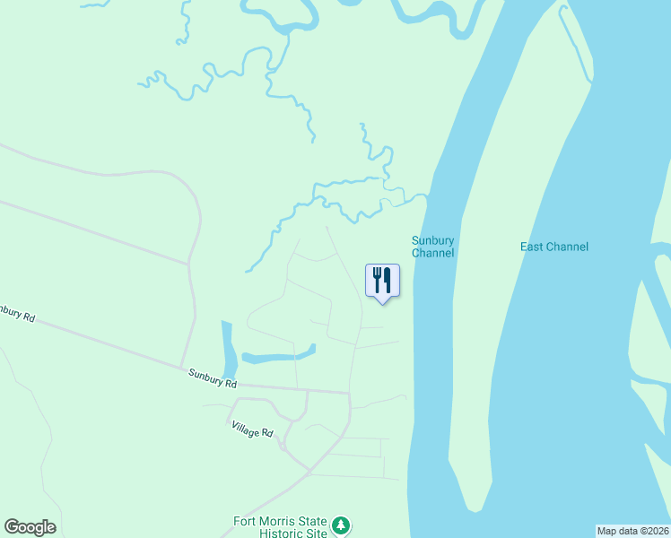 map of restaurants, bars, coffee shops, grocery stores, and more near 642 Brigantine Dunmore Road in Midway