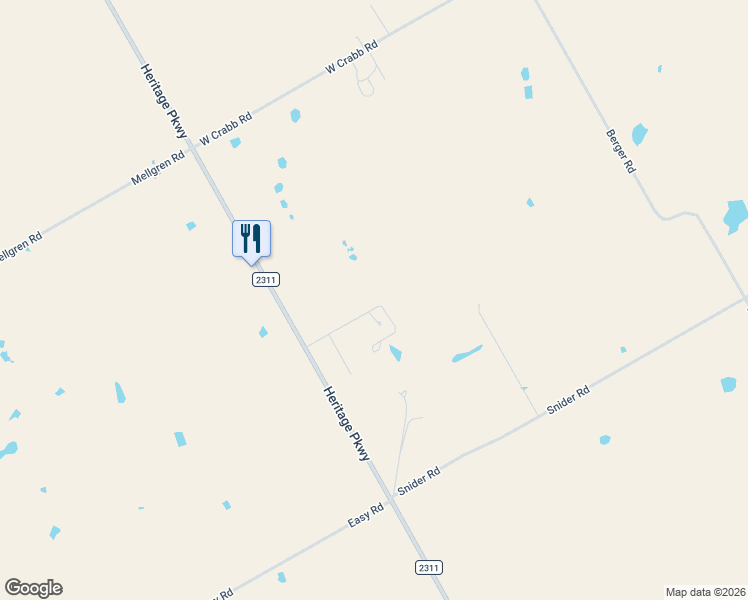 map of restaurants, bars, coffee shops, grocery stores, and more near 155 Heritage Parkway in West