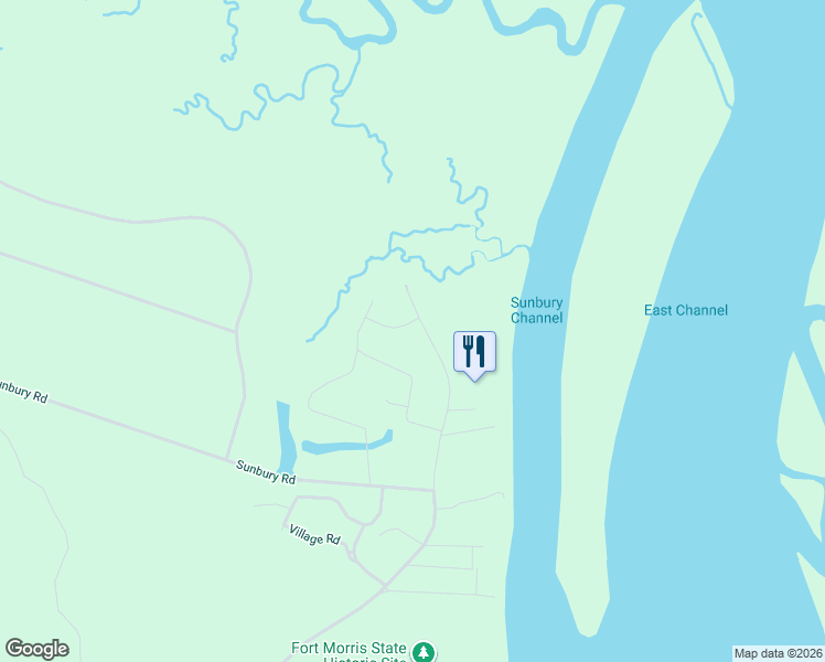 map of restaurants, bars, coffee shops, grocery stores, and more near 642 Brigantine Dunmore Road in Midway