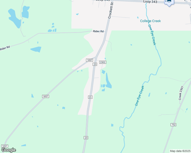 map of restaurants, bars, coffee shops, grocery stores, and more near 161 County Road 2304 in Rusk