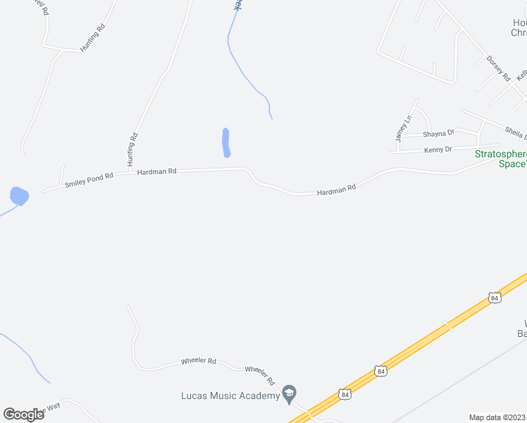 map of restaurants, bars, coffee shops, grocery stores, and more near Hardman Road in Hinesville