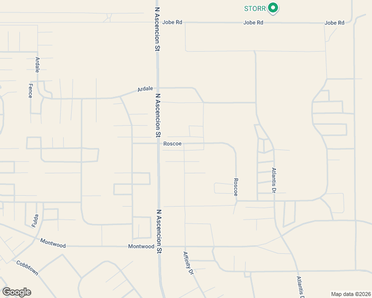 map of restaurants, bars, coffee shops, grocery stores, and more near Randles in El Paso