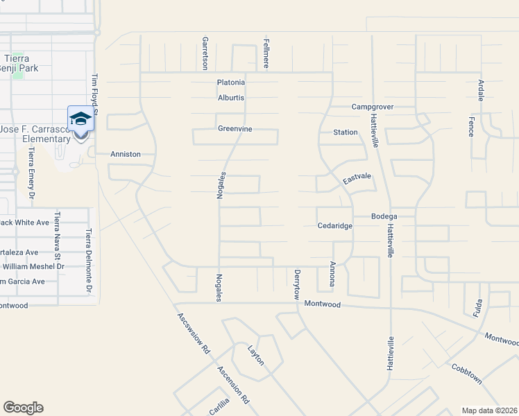 map of restaurants, bars, coffee shops, grocery stores, and more near Elkins in El Paso County
