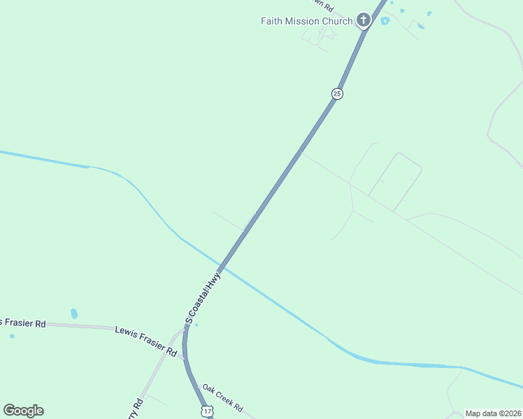 map of restaurants, bars, coffee shops, grocery stores, and more near 1977 South Coastal Highway in Riceboro