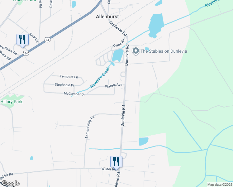 map of restaurants, bars, coffee shops, grocery stores, and more near 70 McCumber Drive in Allenhurst