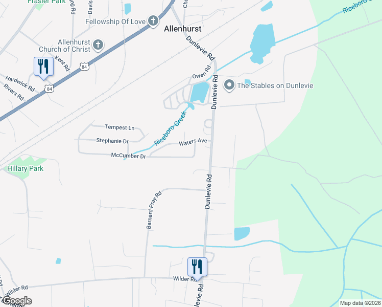 map of restaurants, bars, coffee shops, grocery stores, and more near 70 McCumber Drive in Allenhurst
