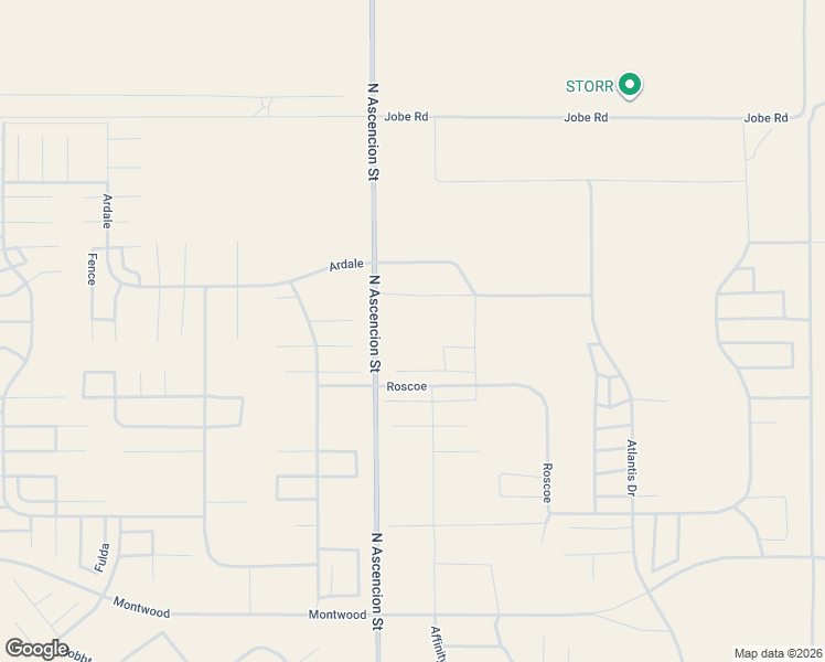map of restaurants, bars, coffee shops, grocery stores, and more near Roscoe in El Paso