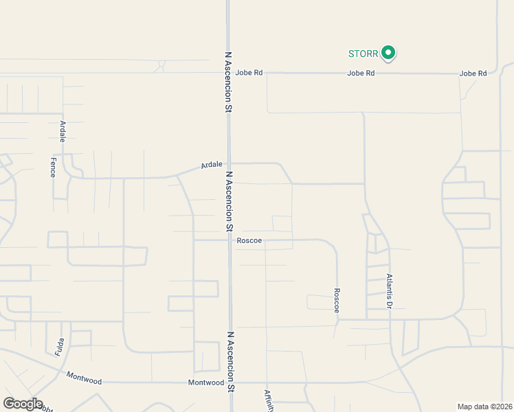 map of restaurants, bars, coffee shops, grocery stores, and more near Roscoe in El Paso