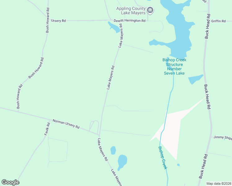 map of restaurants, bars, coffee shops, grocery stores, and more near 4023 Lake Mayers Road in Baxley