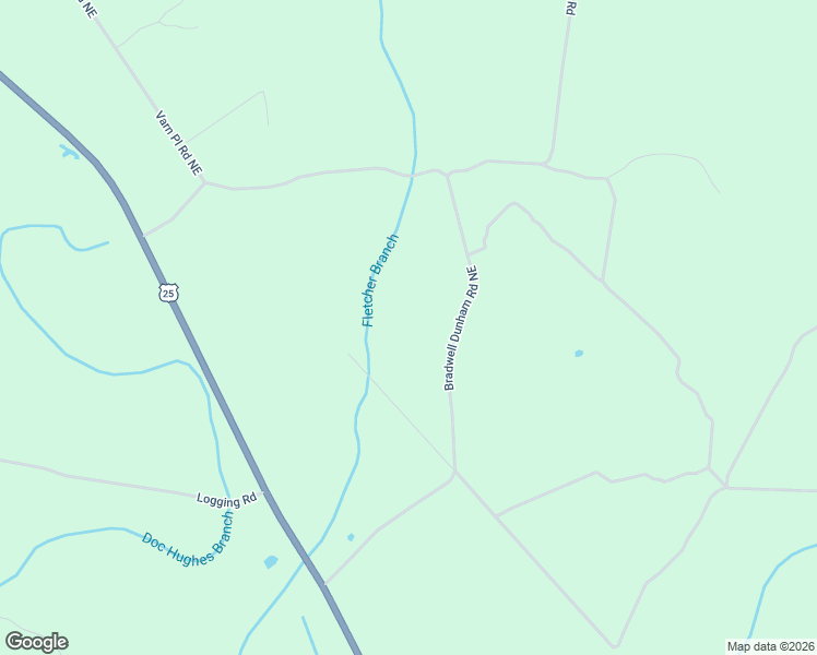 map of restaurants, bars, coffee shops, grocery stores, and more near 731 Bradwell Dunham Road Northeast in Ludowici