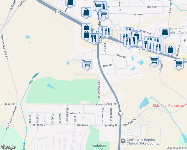 map of restaurants, bars, coffee shops, grocery stores, and more near 100-142 Vincent Avenue in Troy