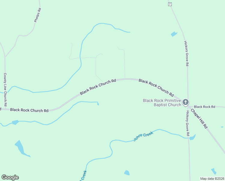 map of restaurants, bars, coffee shops, grocery stores, and more near Black Rock Church Road in Honoraville