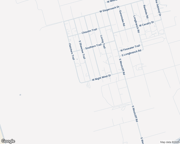 map of restaurants, bars, coffee shops, grocery stores, and more near 1913 South Shawnee Trail in Odessa