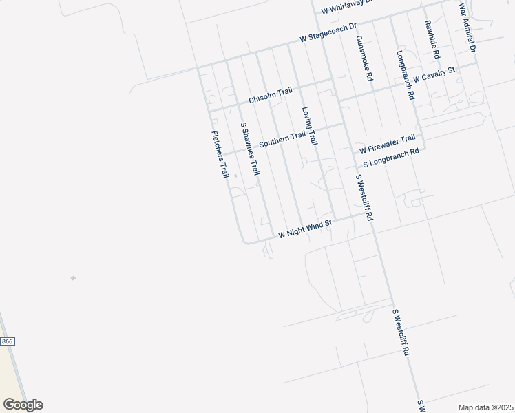 map of restaurants, bars, coffee shops, grocery stores, and more near 1913-1953 South Shawnee Trail in Odessa
