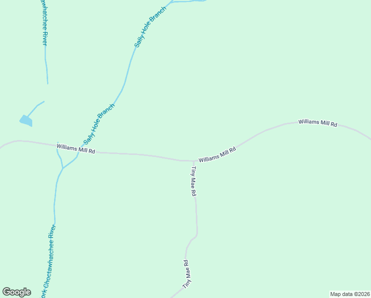 map of restaurants, bars, coffee shops, grocery stores, and more near 361 Williams Mill Road in Eufaula