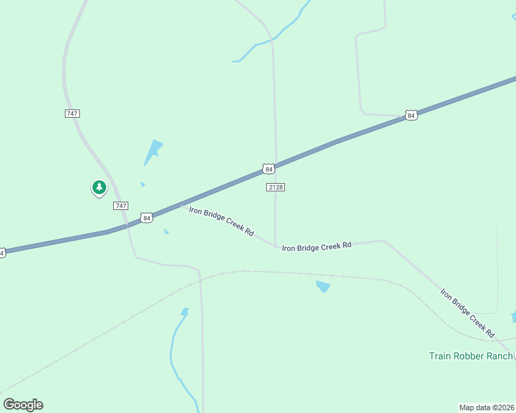 map of restaurants, bars, coffee shops, grocery stores, and more near 120 County Road 2128 in Rusk