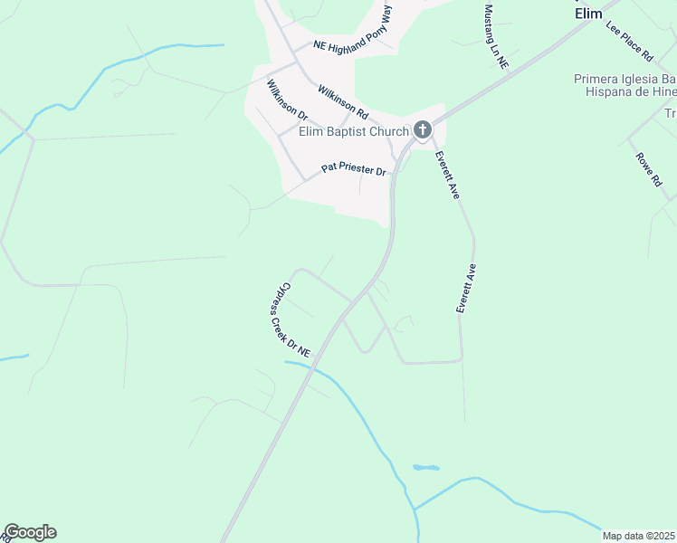 map of restaurants, bars, coffee shops, grocery stores, and more near 31 Water Oak Lane Northeast in Ludowici
