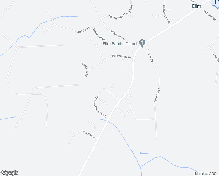 map of restaurants, bars, coffee shops, grocery stores, and more near 31 Water Oak Lane Northeast in Ludowici