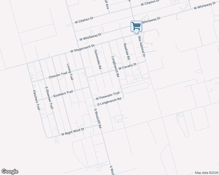 map of restaurants, bars, coffee shops, grocery stores, and more near 1743 Gunsmoke Rd in Odessa