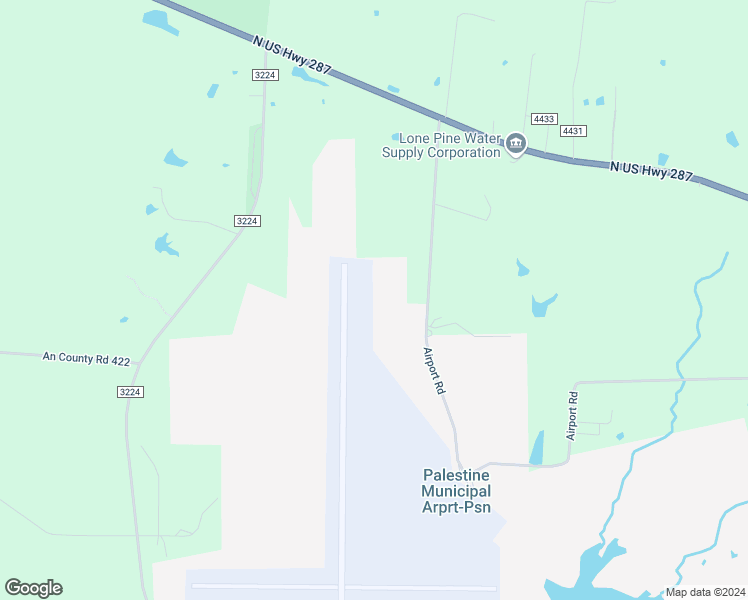map of restaurants, bars, coffee shops, grocery stores, and more near 2119 Acr 450 in Palestine