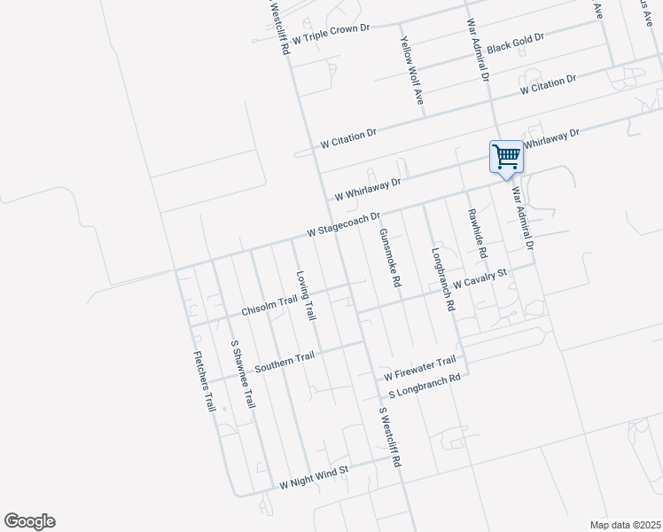 map of restaurants, bars, coffee shops, grocery stores, and more near 1332 South Westcliff Road in Odessa