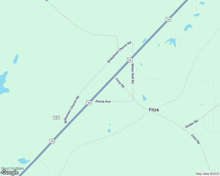 map of restaurants, bars, coffee shops, grocery stores, and more near 20310 U.S. 59 in Garrison