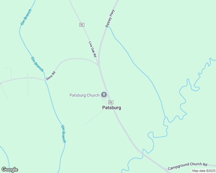 map of restaurants, bars, coffee shops, grocery stores, and more near Petrey Highway in Luverne