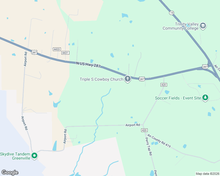 map of restaurants, bars, coffee shops, grocery stores, and more near 991 U.S. 287 in Palestine