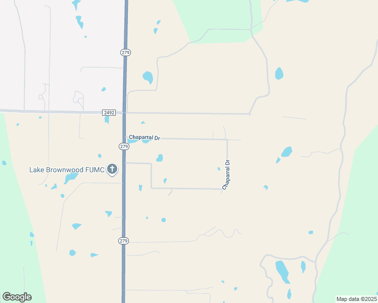 map of restaurants, bars, coffee shops, grocery stores, and more near 975 Chaparral Drive in Brownwood