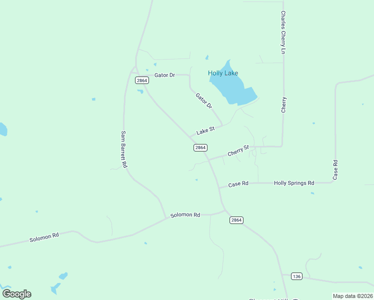 map of restaurants, bars, coffee shops, grocery stores, and more near 5947 Farm to Market Road 2864 in Nacogdoches