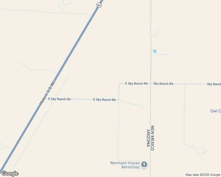 map of restaurants, bars, coffee shops, grocery stores, and more near 8938 East Sky Ranch Road in San Simon
