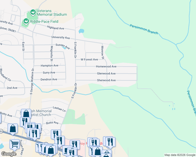 map of restaurants, bars, coffee shops, grocery stores, and more near 122 Sherwood Avenue in Troy