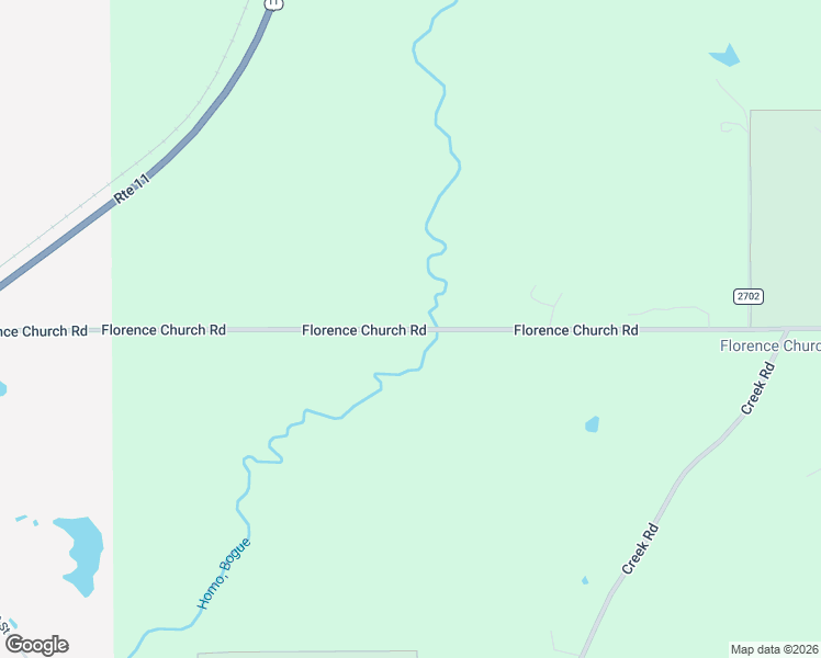 map of restaurants, bars, coffee shops, grocery stores, and more near Florence Church Road in Jones County
