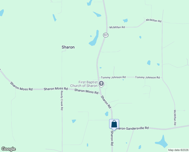 map of restaurants, bars, coffee shops, grocery stores, and more near 4398 Sharon Road in Laurel