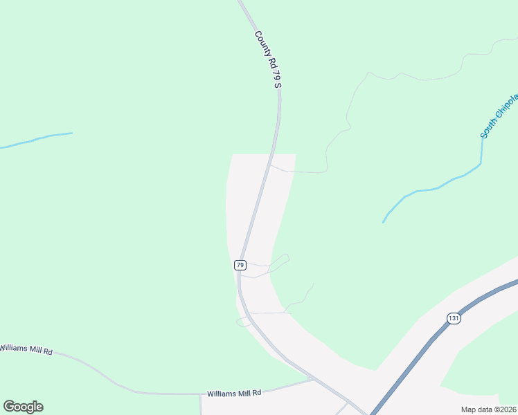 map of restaurants, bars, coffee shops, grocery stores, and more near 1304 County Road 79 South in Bakerhill