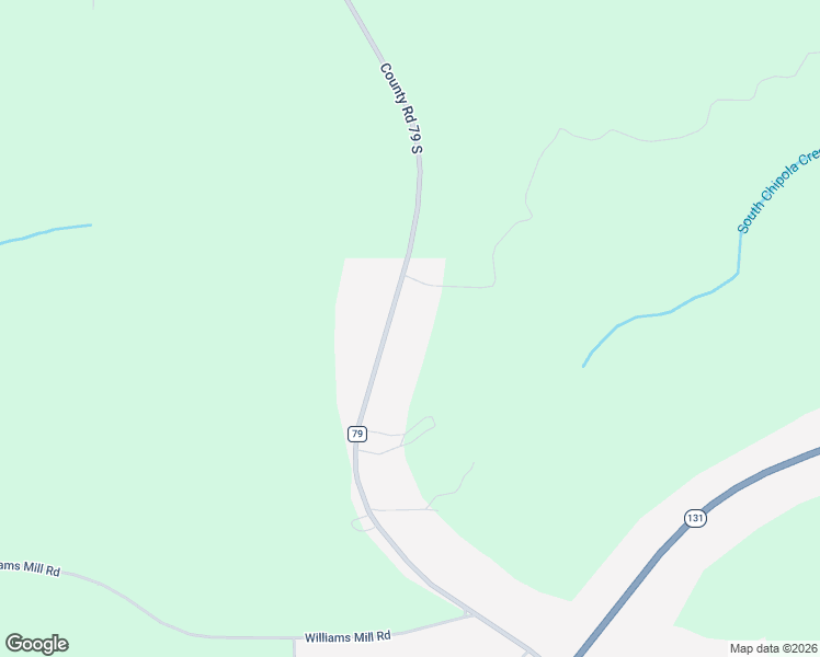 map of restaurants, bars, coffee shops, grocery stores, and more near 1304 County Road 79 South in Bakerhill