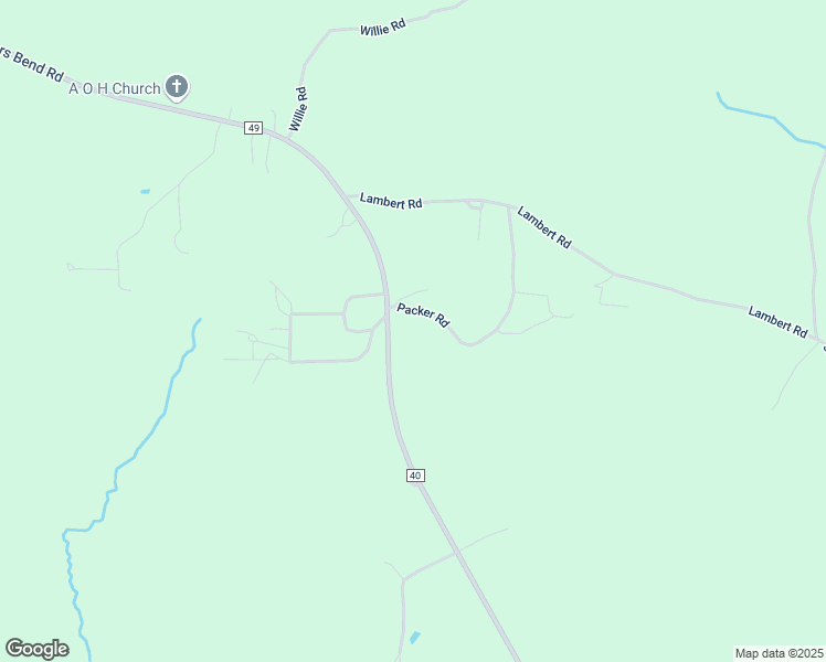 map of restaurants, bars, coffee shops, grocery stores, and more near 129 Packer Road in Lower Peach Tree