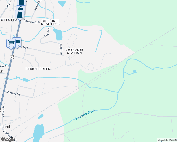 map of restaurants, bars, coffee shops, grocery stores, and more near 681 Saint Johns Road in Hinesville