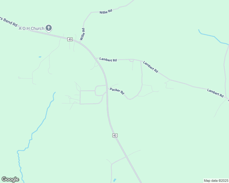 map of restaurants, bars, coffee shops, grocery stores, and more near 129 Packer Road in Lower Peach Tree