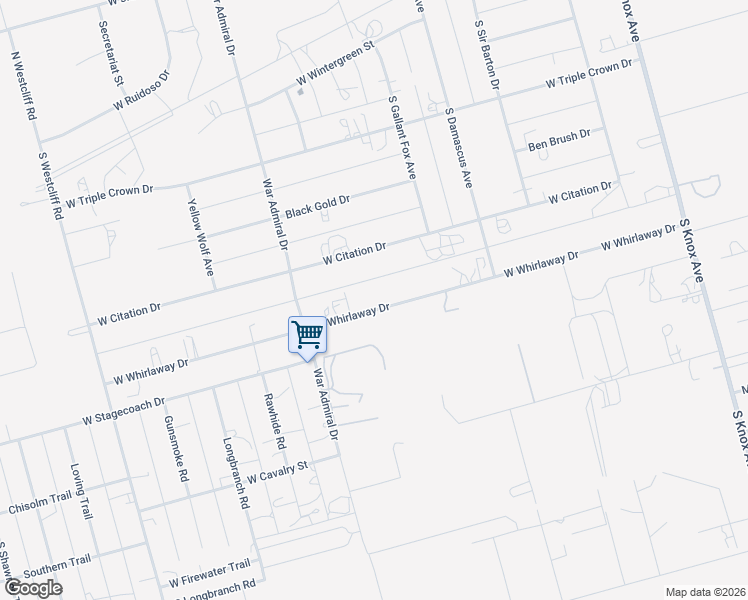 map of restaurants, bars, coffee shops, grocery stores, and more near 12932 West Whirlaway Drive in Odessa