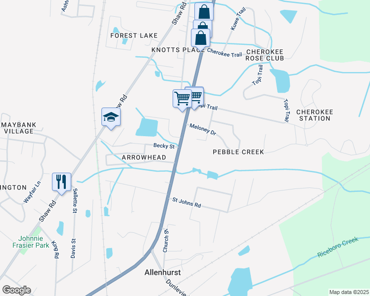 map of restaurants, bars, coffee shops, grocery stores, and more near 1450 Oglethorpe Highway in Hinesville