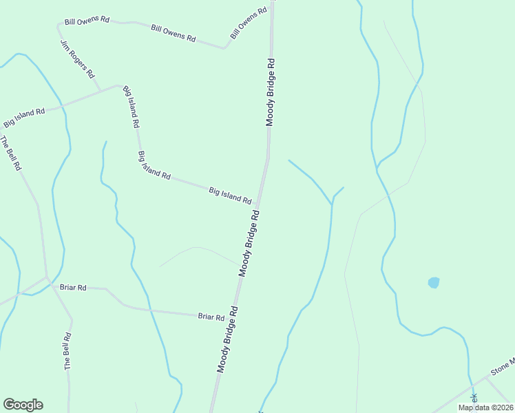map of restaurants, bars, coffee shops, grocery stores, and more near Moody Bridge Road in Ludowici