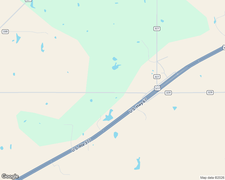 map of restaurants, bars, coffee shops, grocery stores, and more near 8296 County Road 329 in Blanket