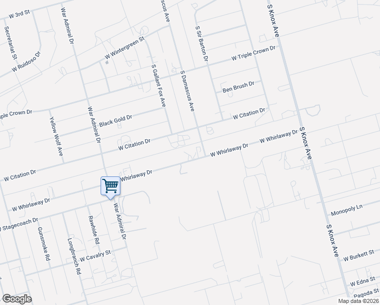 map of restaurants, bars, coffee shops, grocery stores, and more near 12829 West Citation Drive in Odessa