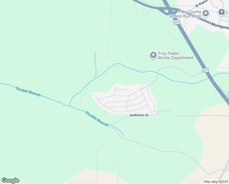 map of restaurants, bars, coffee shops, grocery stores, and more near Fox Circle in Troy