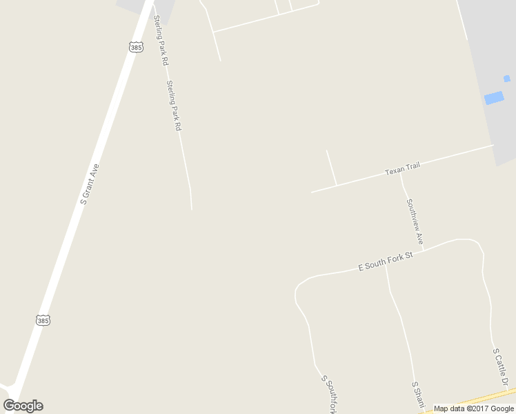 map of restaurants, bars, coffee shops, grocery stores, and more near 1751 East South Fork Street in Odessa