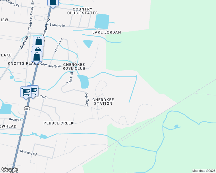 map of restaurants, bars, coffee shops, grocery stores, and more near 570 Fairview Circle in Hinesville